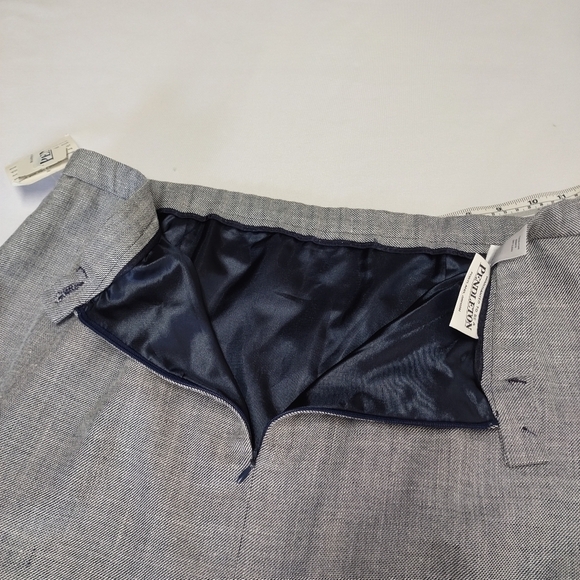 Pendleton Gray Houndstooth Skirt - Picture 7 of 13